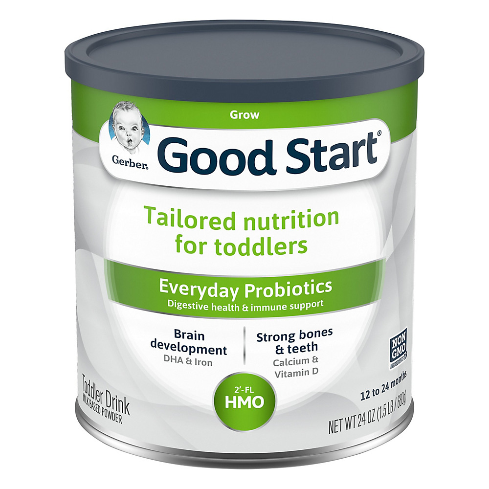 Calories in Gerber Good Start Grow Powder Nutritious Toddler Drink, Stage 3,, 24 oz