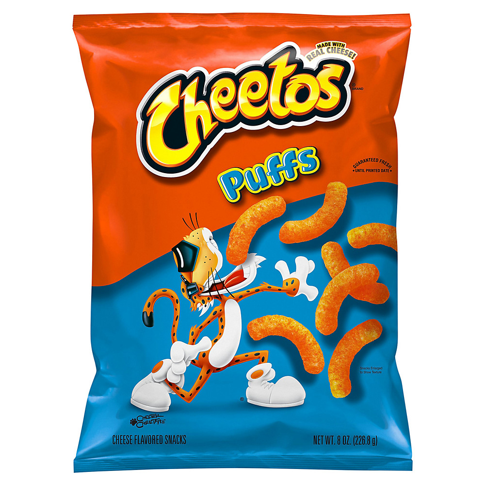 Calories in Cheetos Puffs Cheese Snacks, 8 oz