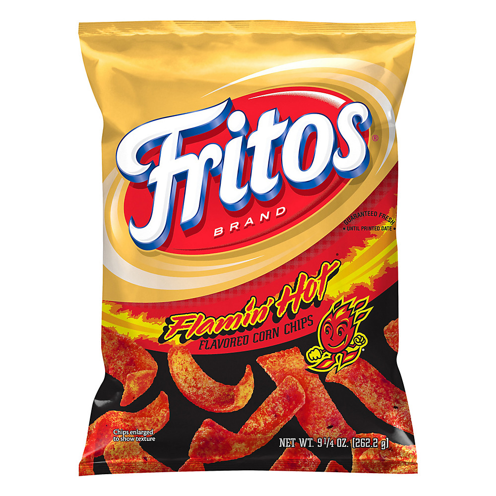 Calories in Fritos Flamin' Hot Corn Chips, 9.25 oz