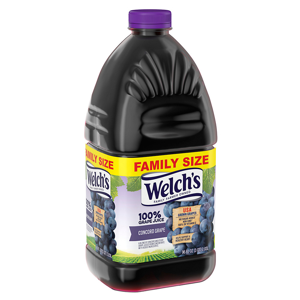 Calories in Welch's Original 100% Grape Juice, 96 oz