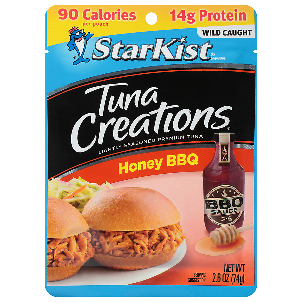 Calories in StarKist Tuna Creations Honey BBQ Tuna Pouch, 2.6 oz