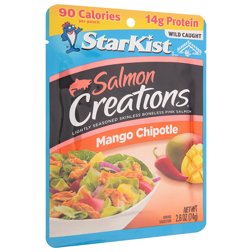 Calories in StarKist Salmon Creations Mango Chipotle Pouch, 2.6 oz
