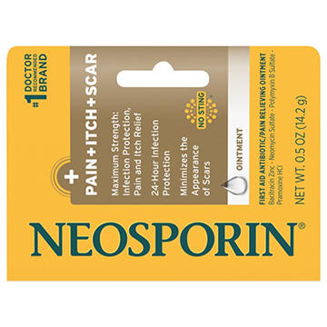 Neosporin + Pain Itch & Scar Ointment, 0.5 oz