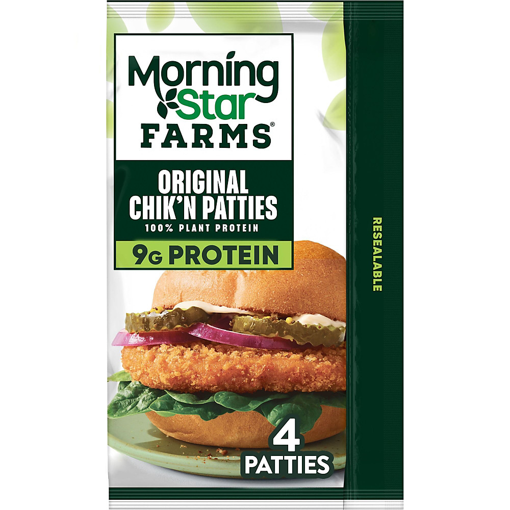 Calories in MorningStar Farms Original Chik Veggie Patties, 4 ct