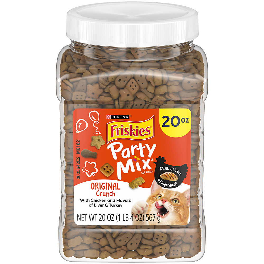 Calories in Purina Friskies Party Mix Original Cat Treats, 20 oz