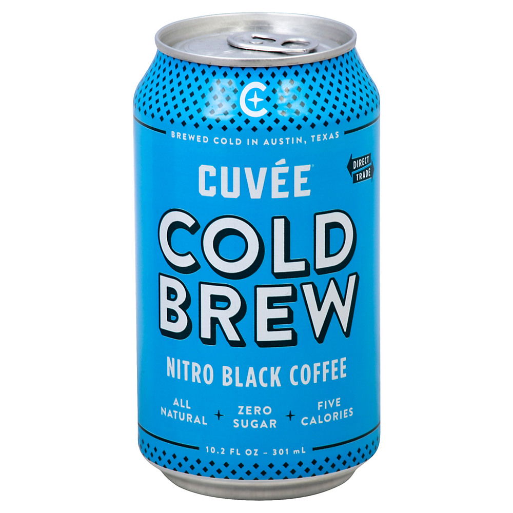 Calories in Cuvee Coffee Cold Brew Nitro Black Coffee, 10.2 oz