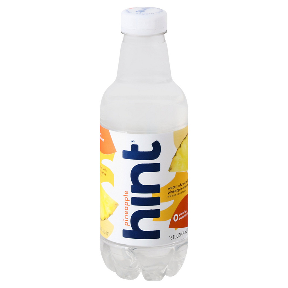 Calories in Hint Water Infused with Pineapple, 16 oz