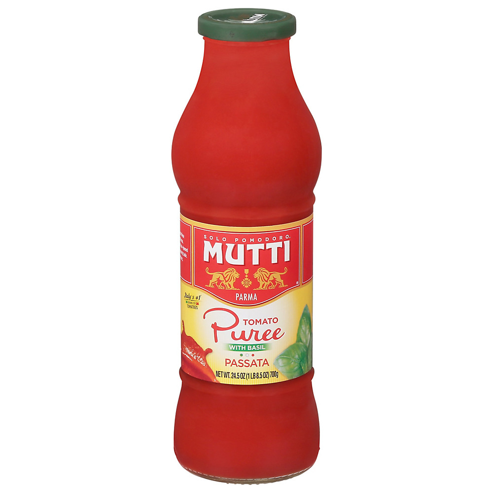 Calories in Mutti Tomato Puree With Basil, 24.5 oz