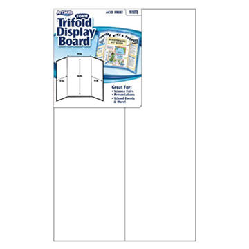 ArtSkills Foam Trifold Display Board - White, 36" x 44"