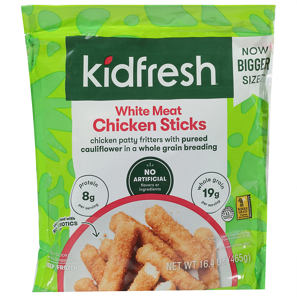 Calories in Kidfresh Fun-Omenal Chicken Sticks Value Pack, 13.4 oz