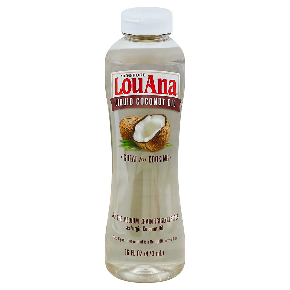 Calories in LouAna Liquid Coconut Oil, 16 oz