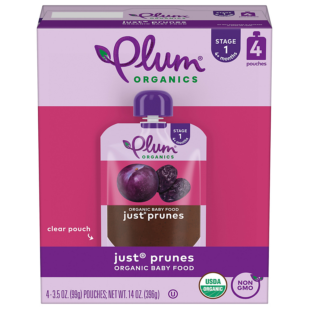 Calories in Plum Organics Stage 1 Just Prunes, 4 ct