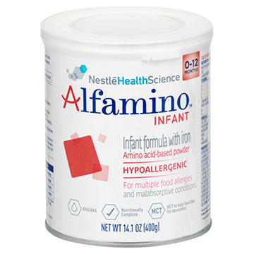 Alfamino Hypoallergenic Amino Acid-Based Powder Infant Formula with Iron, 14.1 oz