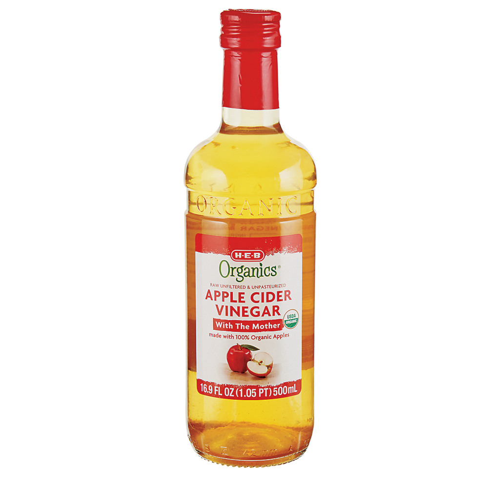 Calories in H-E-B Organics Apple Cider Vinegar, 16.9 oz