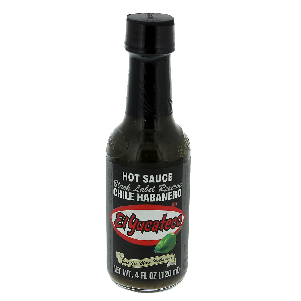 Calories in El Yucateco Black Label Habanero Pepper Hot Sauce, 4 oz