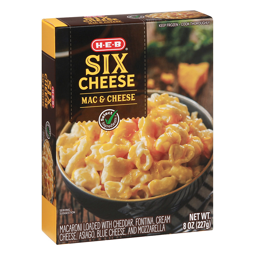 Calories in H-E-B Select Ingredients Six Cheese Mac & Cheese, 8 oz