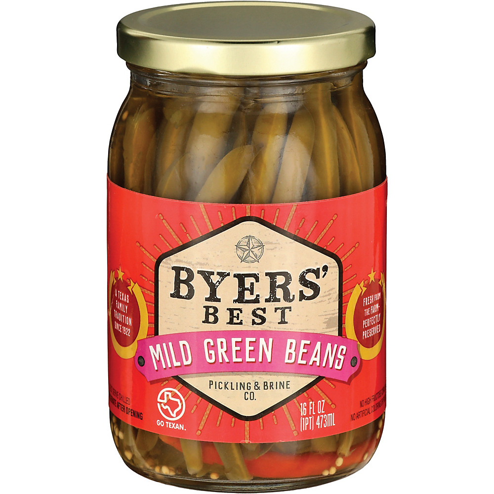 Calories in Byers' Best Mild Pickled Green Beans, 16 oz