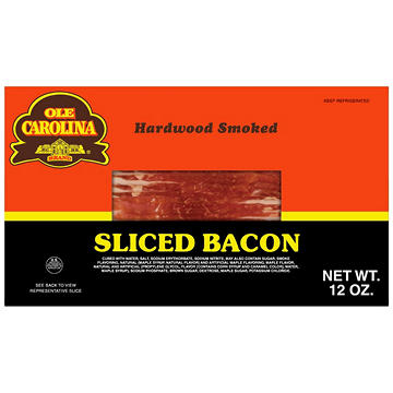 Fresh Sliced Bacon, 12 oz