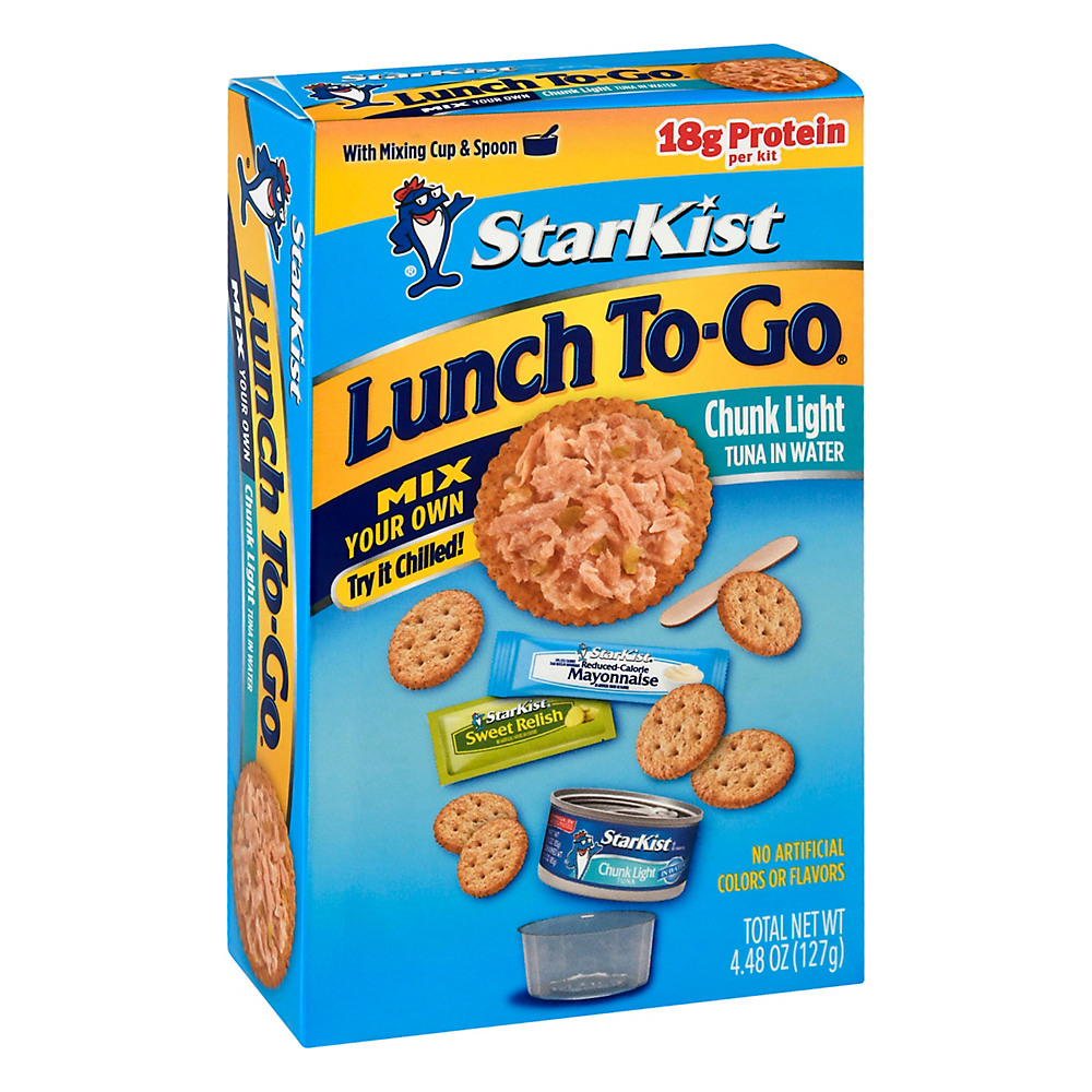 Calories in StarKist Charlie's Lunch Kit Chunk Light Tuna in Water, 4.48 oz