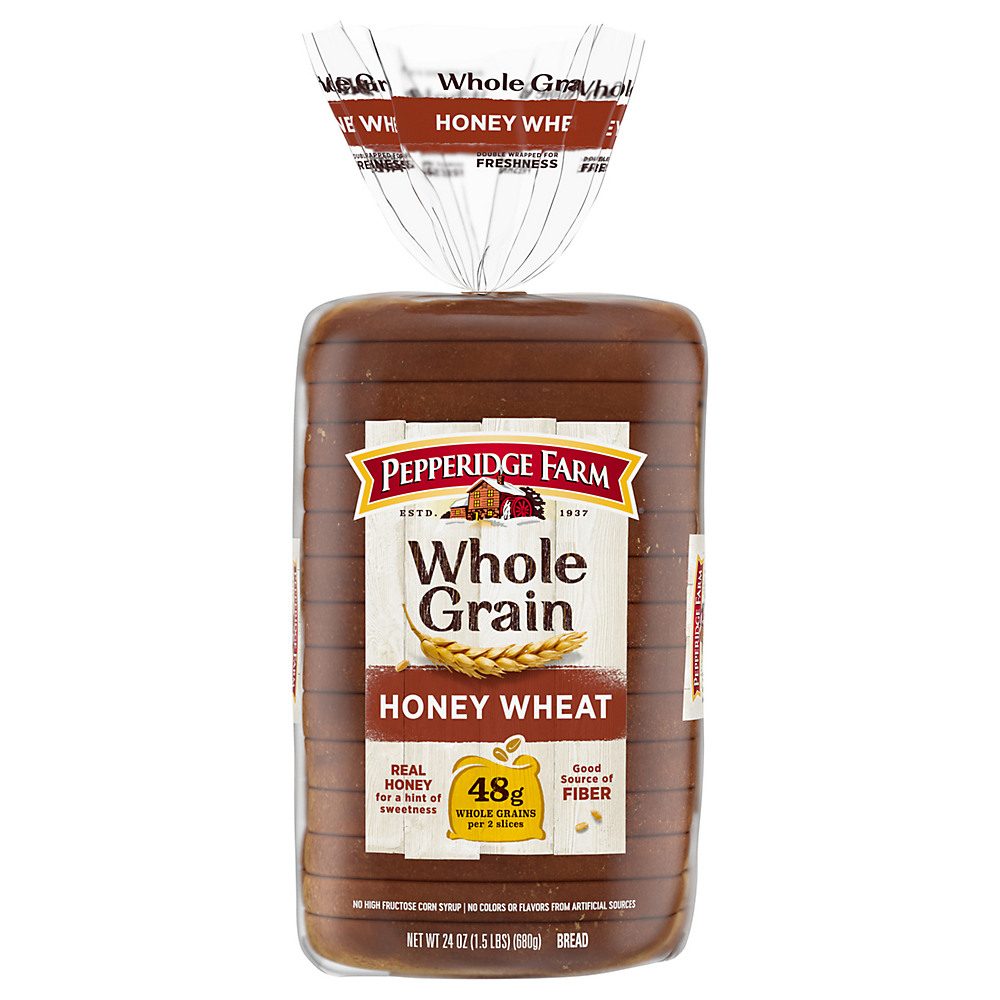 Calories in Pepperidge Farm Whole Grain Honey Wheat Bread, 24 oz