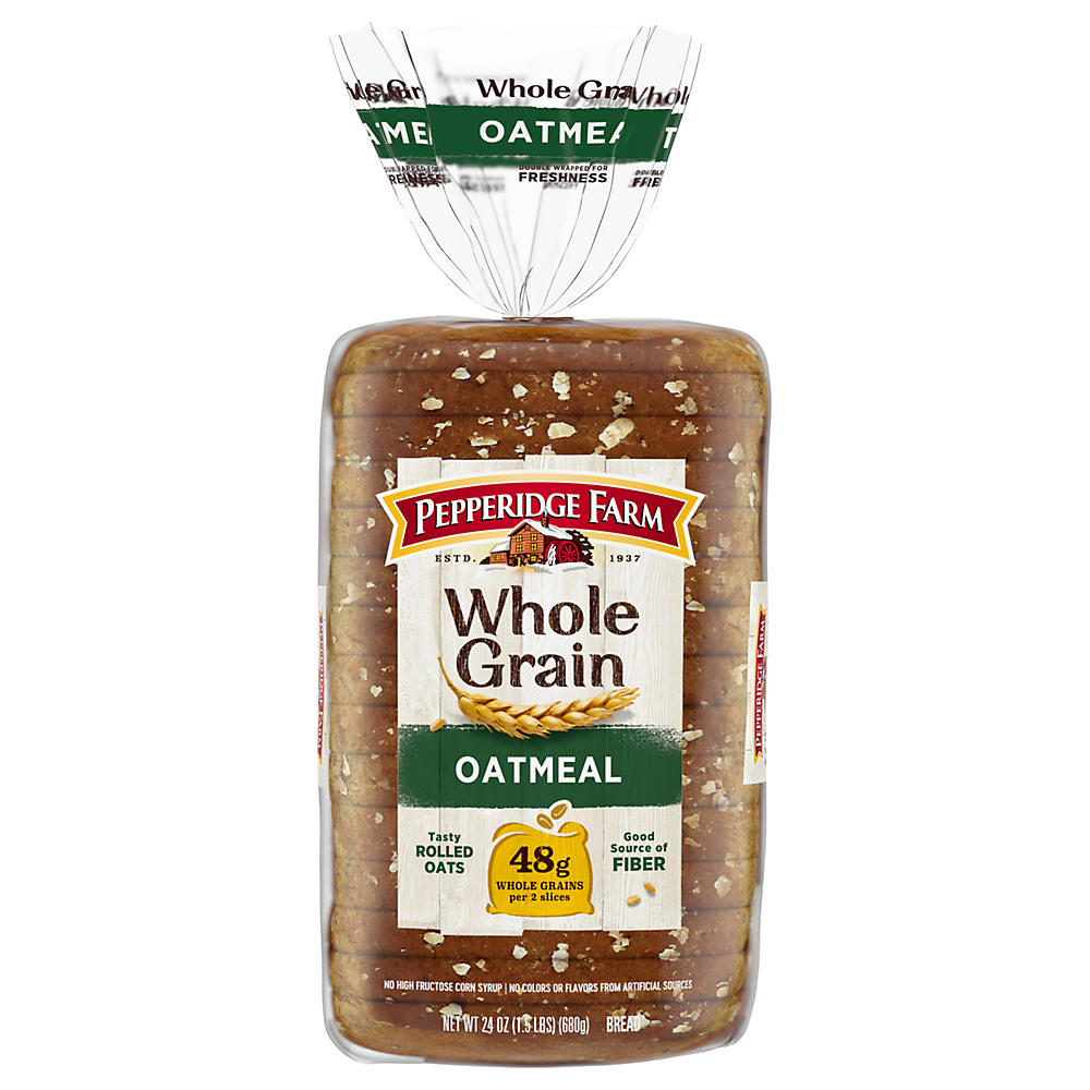Calories in Pepperidge Farm Whole Grain Oatmeal Bread, 24 oz