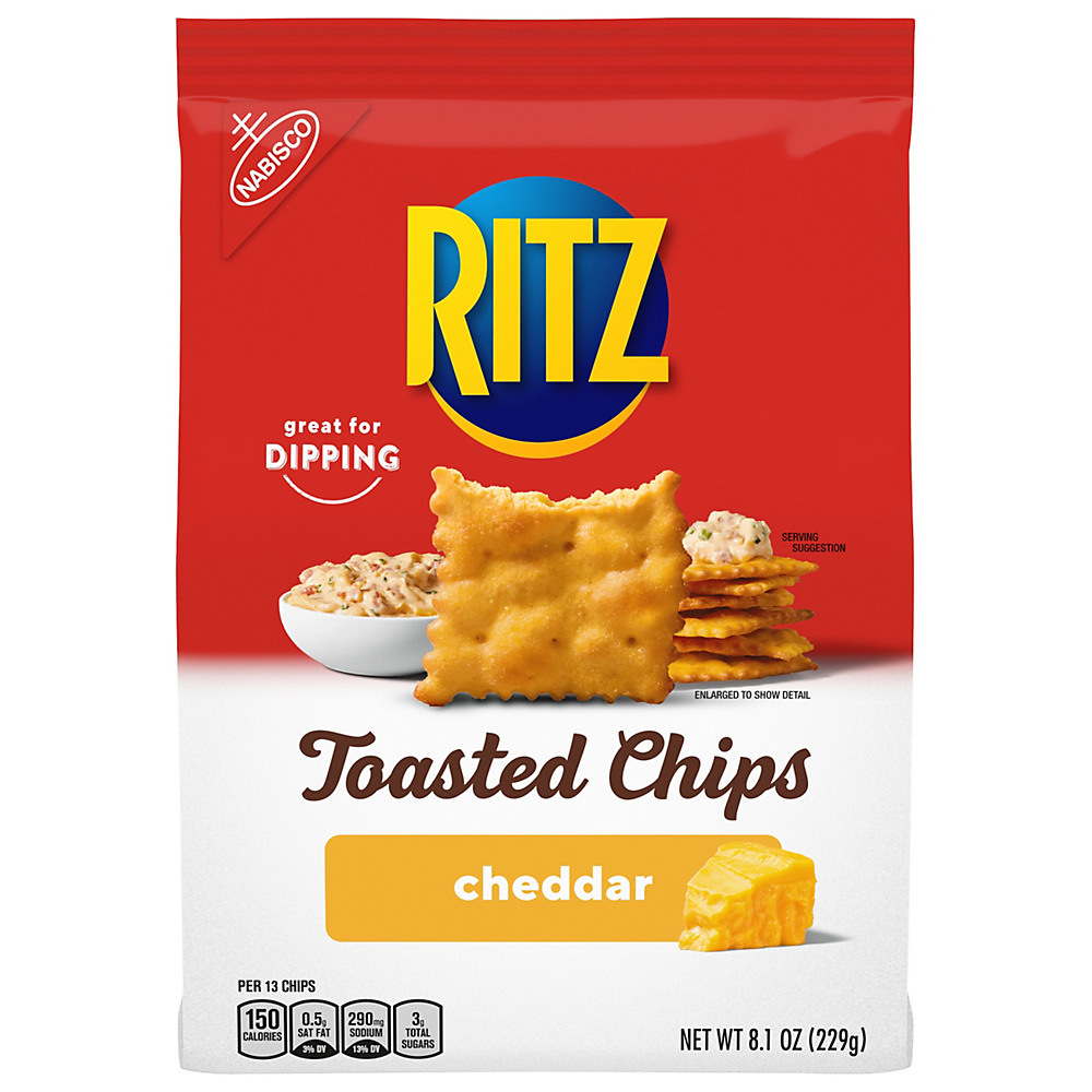 Calories in Nabisco Cheddar Toasted Chips, 8.1 oz