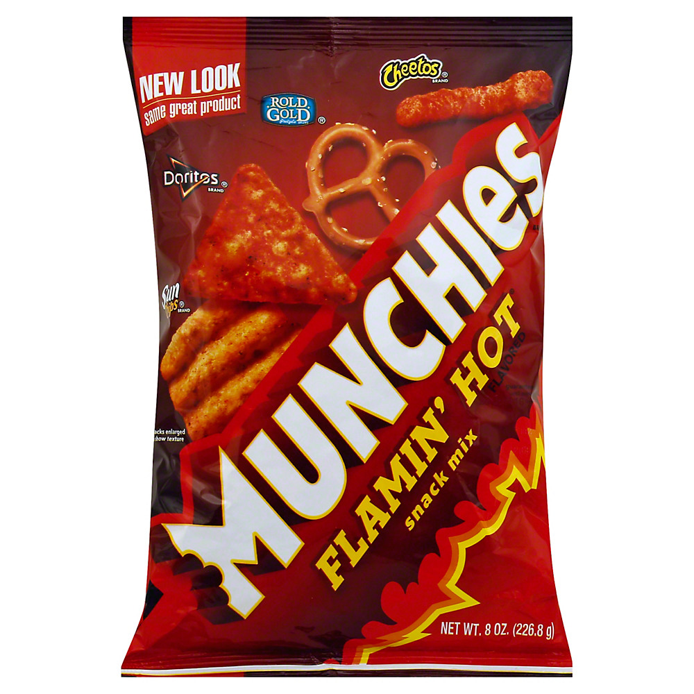 Calories in Munchies Flamin' Hot Snack Mix, 8 oz