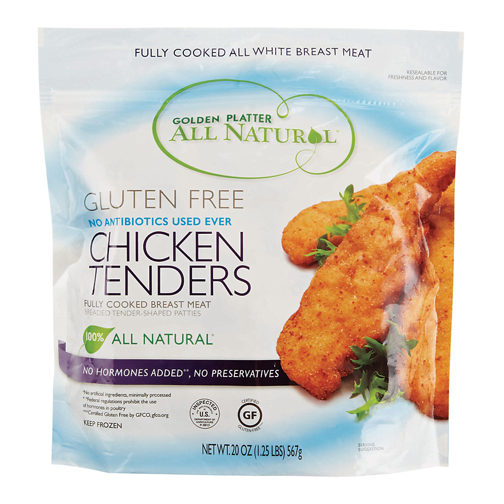 Calories in Golden Platter Gluten Free Chicken Tenders, 20 oz