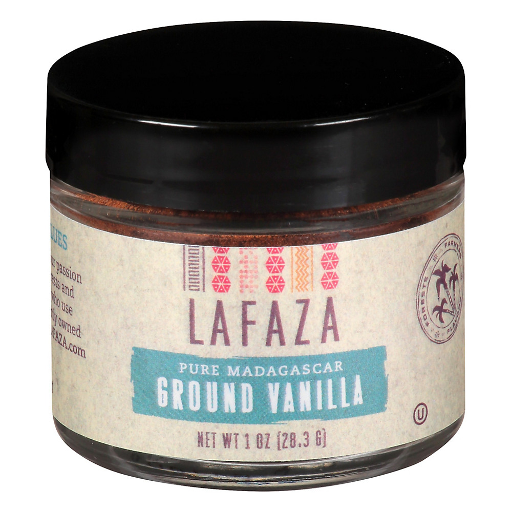 Calories in Lafaza Pure Madagascar Bourbon Ground Vanilla, 1 oz