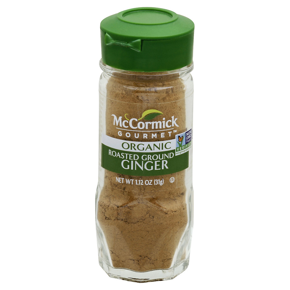 Calories in McCormick Gourmet Organic Roasted Ground Ginger, 1.12 oz