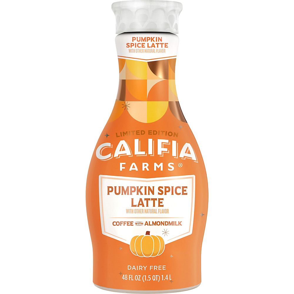 Calories in Califia Farms Pumpkin Spice Latte Cold Brew Coffee With Almond Milk, 48 oz