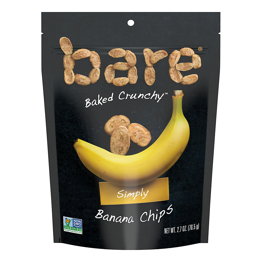 Calories in Bare Baked Crunchy Simply Banana Chips, 2.7 oz