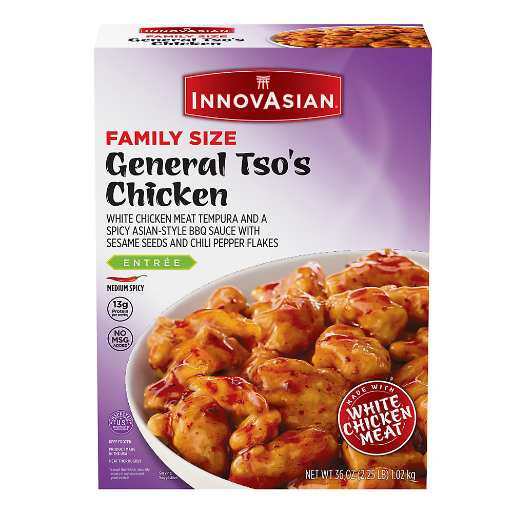Calories in InnovAsian Cuisine General Tso Chicken Family Size, 36 oz