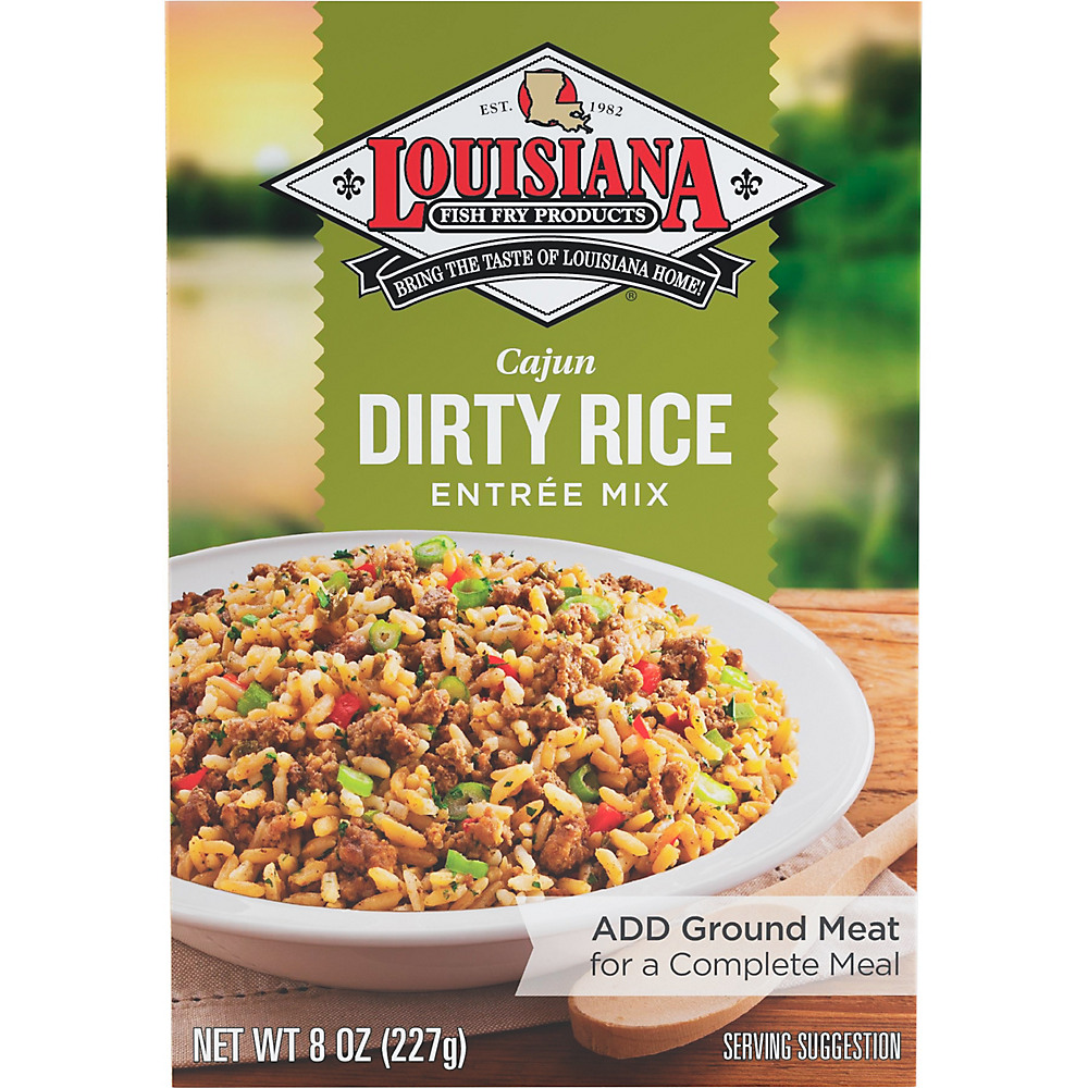 Calories in Louisiana Fish Fry Products Dirty Rice Mix, 8 oz