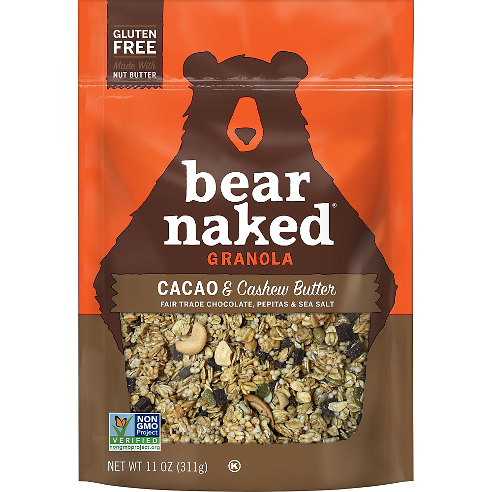 Calories in Bear Naked Granola Cacao and Cashew Butter, 11 oz