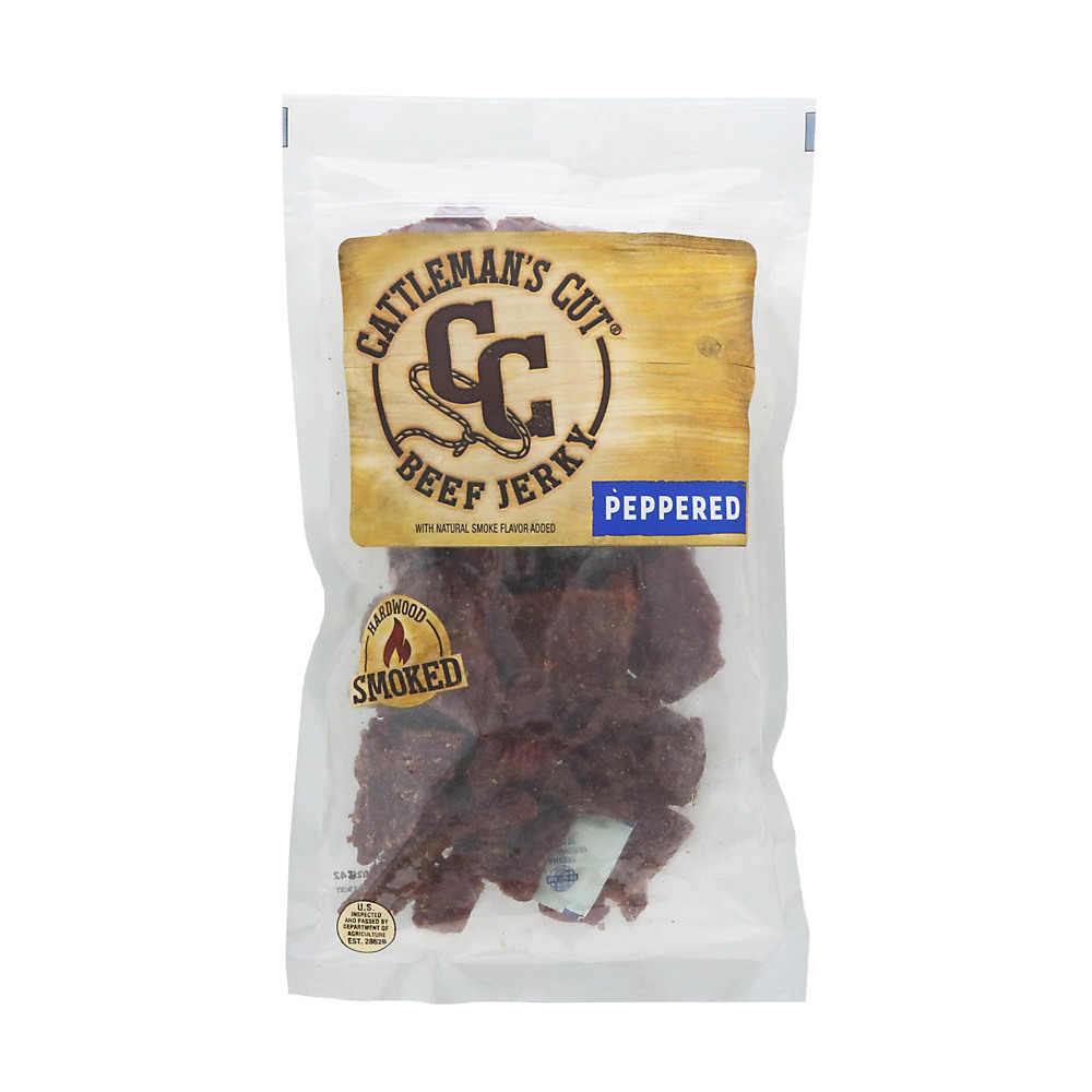 Calories in Cattleman's Cut Peppered Beef Jerky, 10 oz