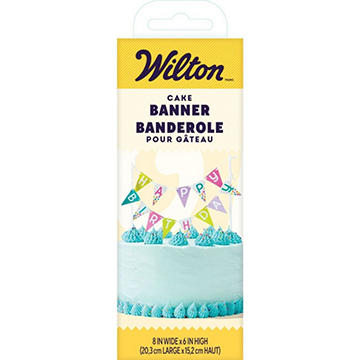 Wilton Happy Birthday Cake Banner