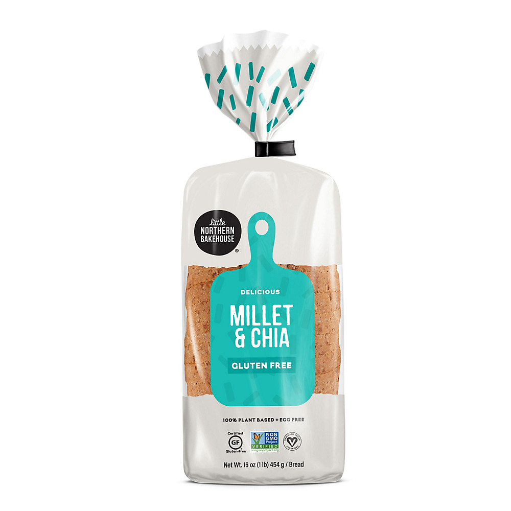 Calories in Little Northern Bakehouse Gluten Free Millet & Chia Bread, 16 oz