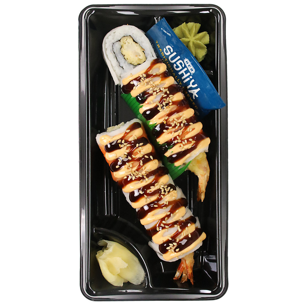 Calories in H-E-B Sushiya Temptation Roll, 10 pc