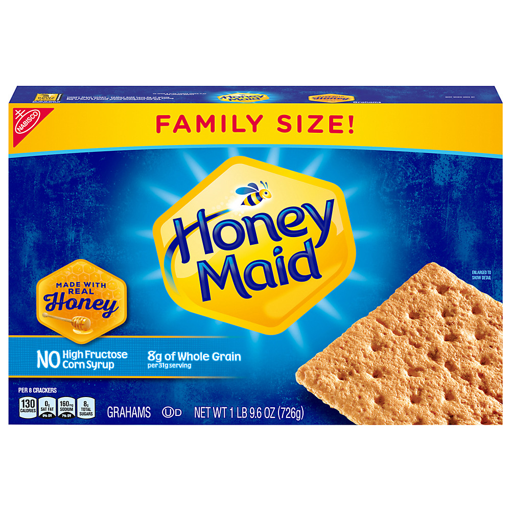 Calories in Nabisco Honey Maid Honey Grahams Family Size!, 25.6 oz