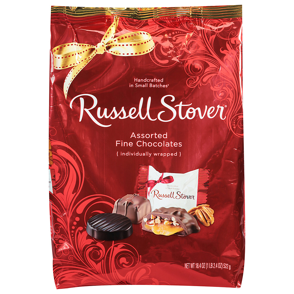 Calories in Russell Stover Assorted Fine Chocolates Red Bag, 18.4 oz