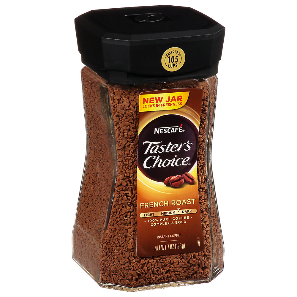 Calories in Nescafe Tasters Choice French Roast Instant Coffee, 7 oz