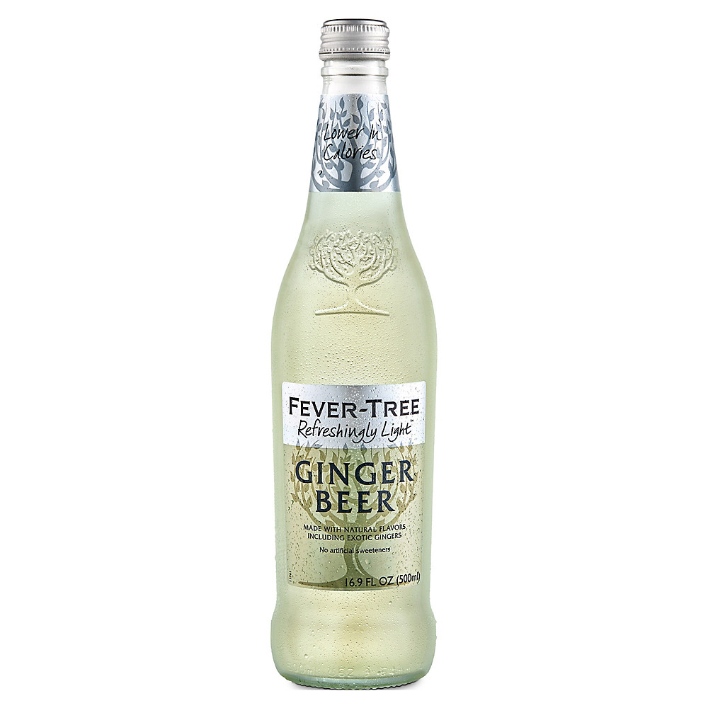 Calories in Fever Tree Refreshingly Light Ginger Beer, 16.9 oz
