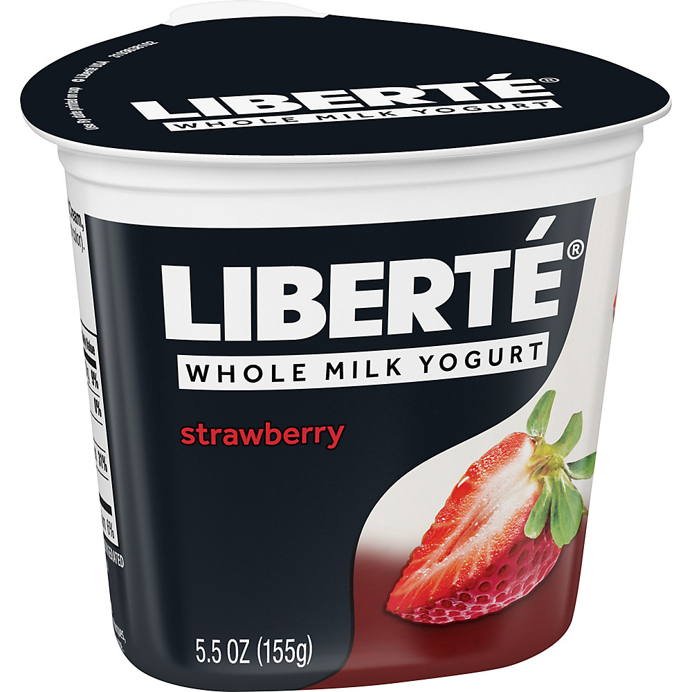 Calories in Liberte Organic Baja Strawberry Yogurt, 5.5 oz