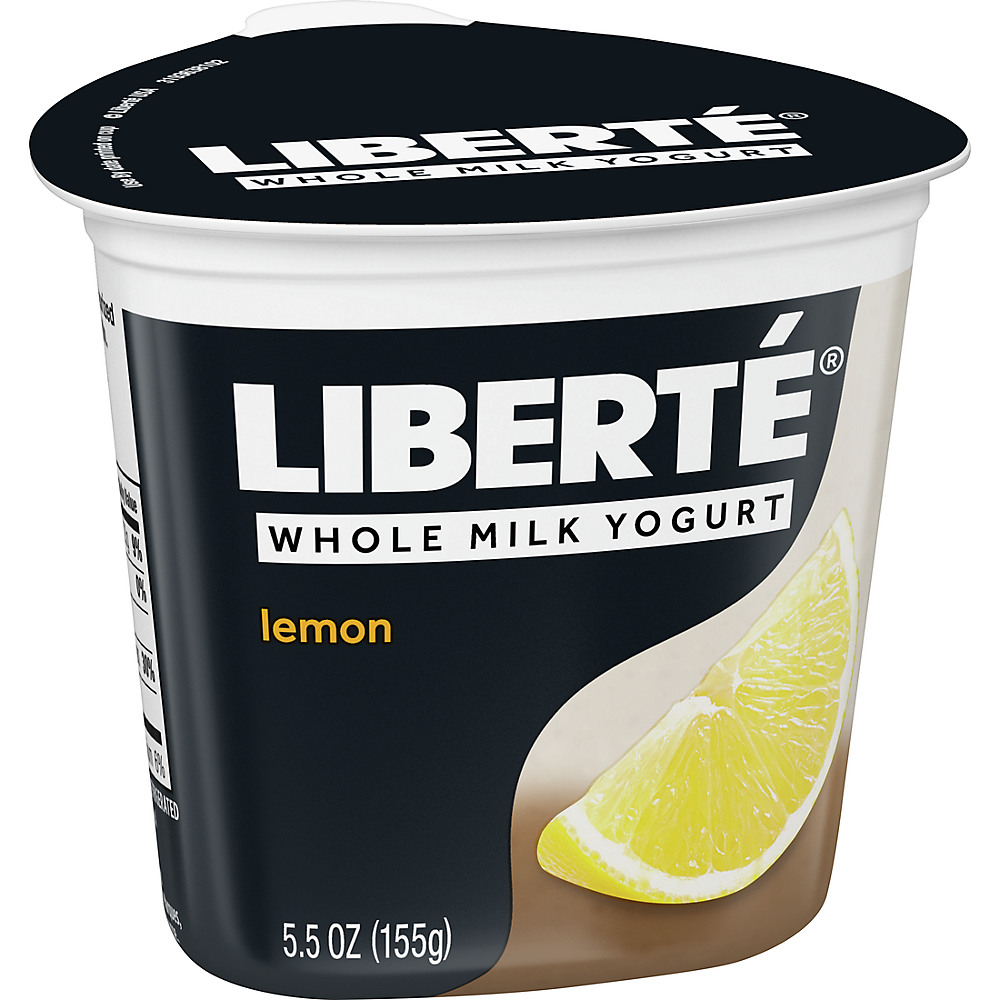 Calories in Liberte Organic Lemon Yogurt, 5.5 oz
