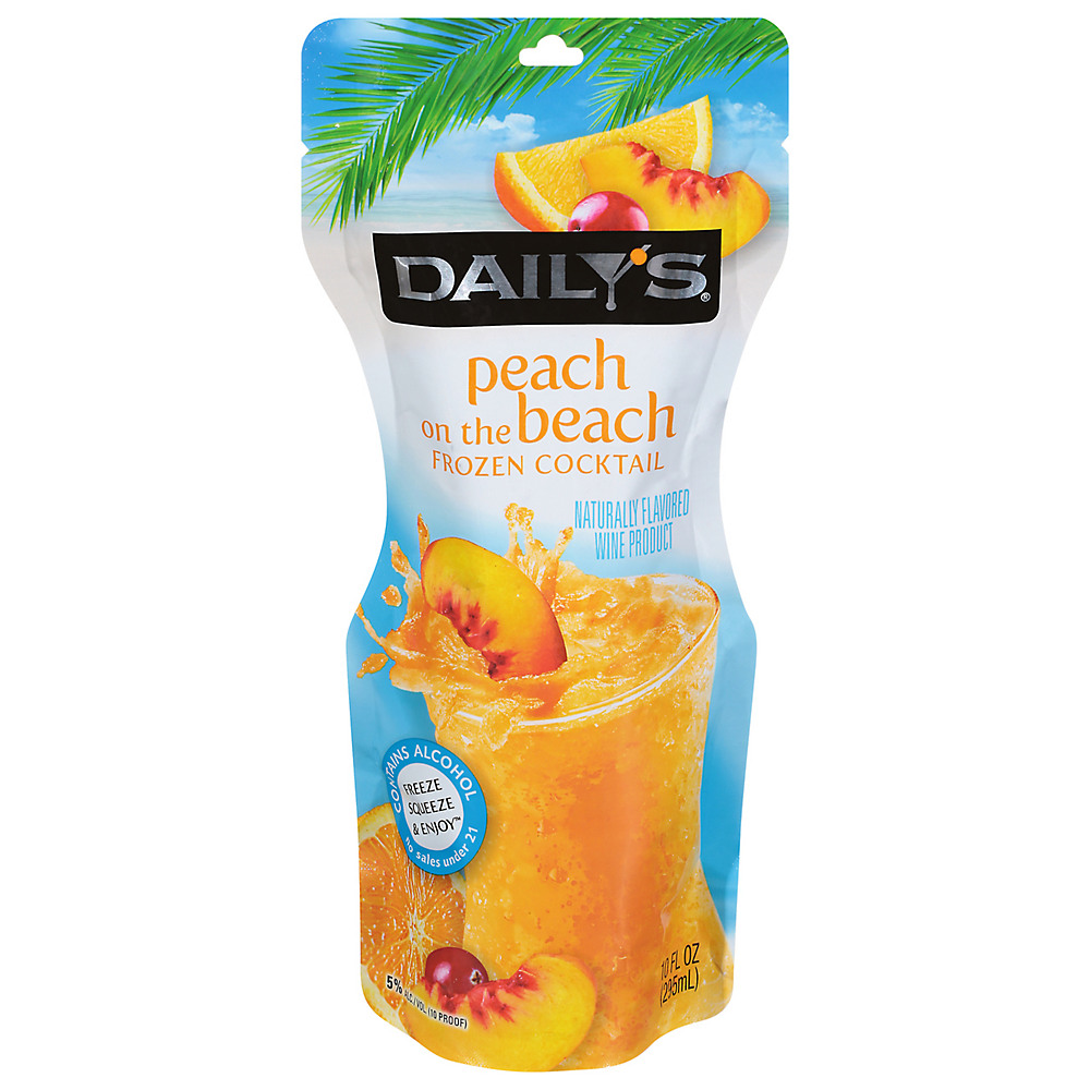 Calories in Daily's Peach On The Beach, 10 oz