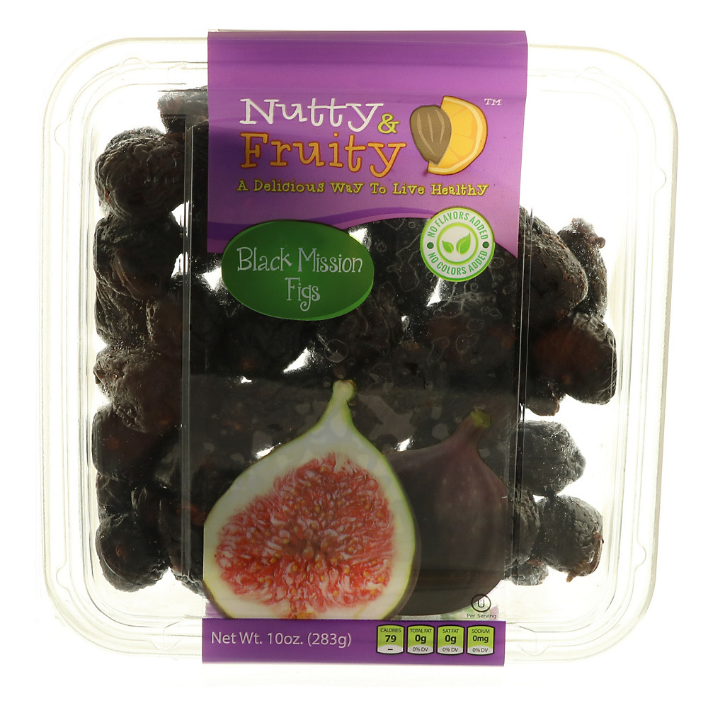 Calories in Nutty And Fruity Black Mission Figs, 10 oz
