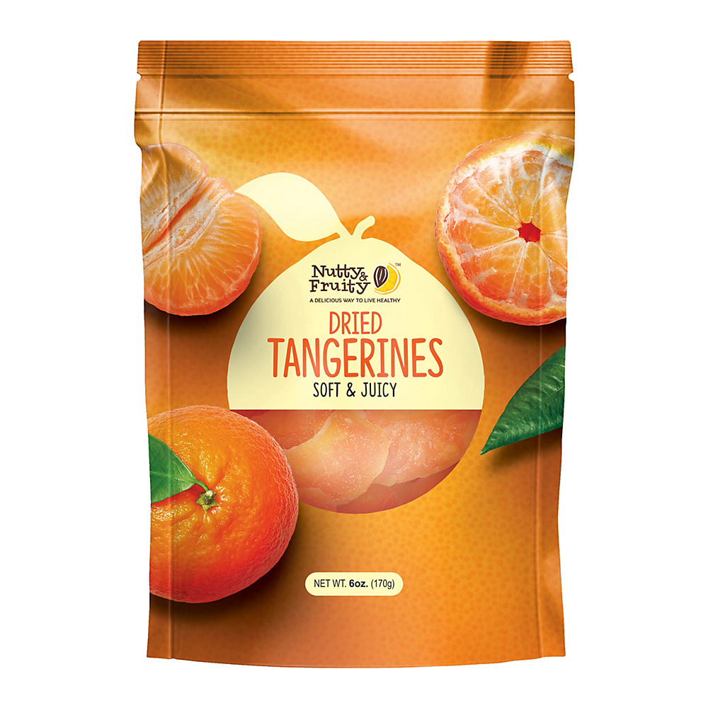 Calories in Nutty And Fruity Dried Tangerine Wedges, 6 oz