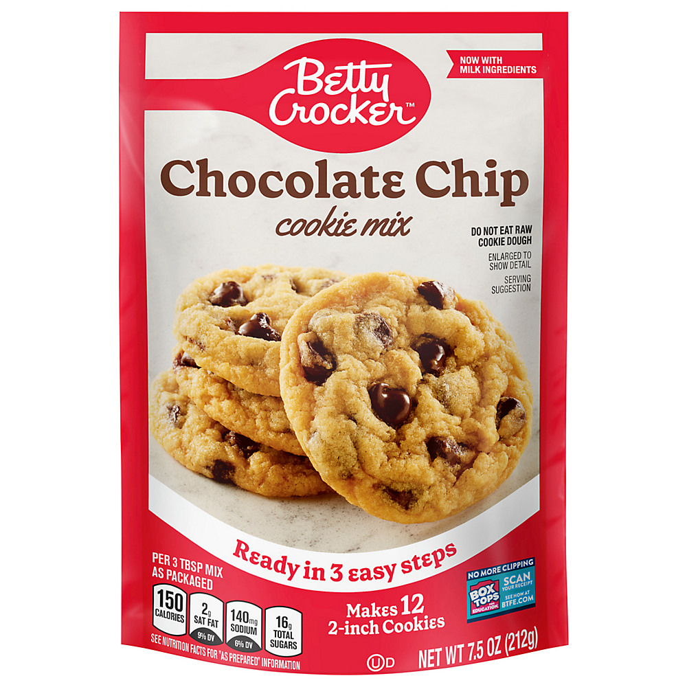 Calories in Betty Crocker Chocolate Chip Cookie Mix, 7.5 oz