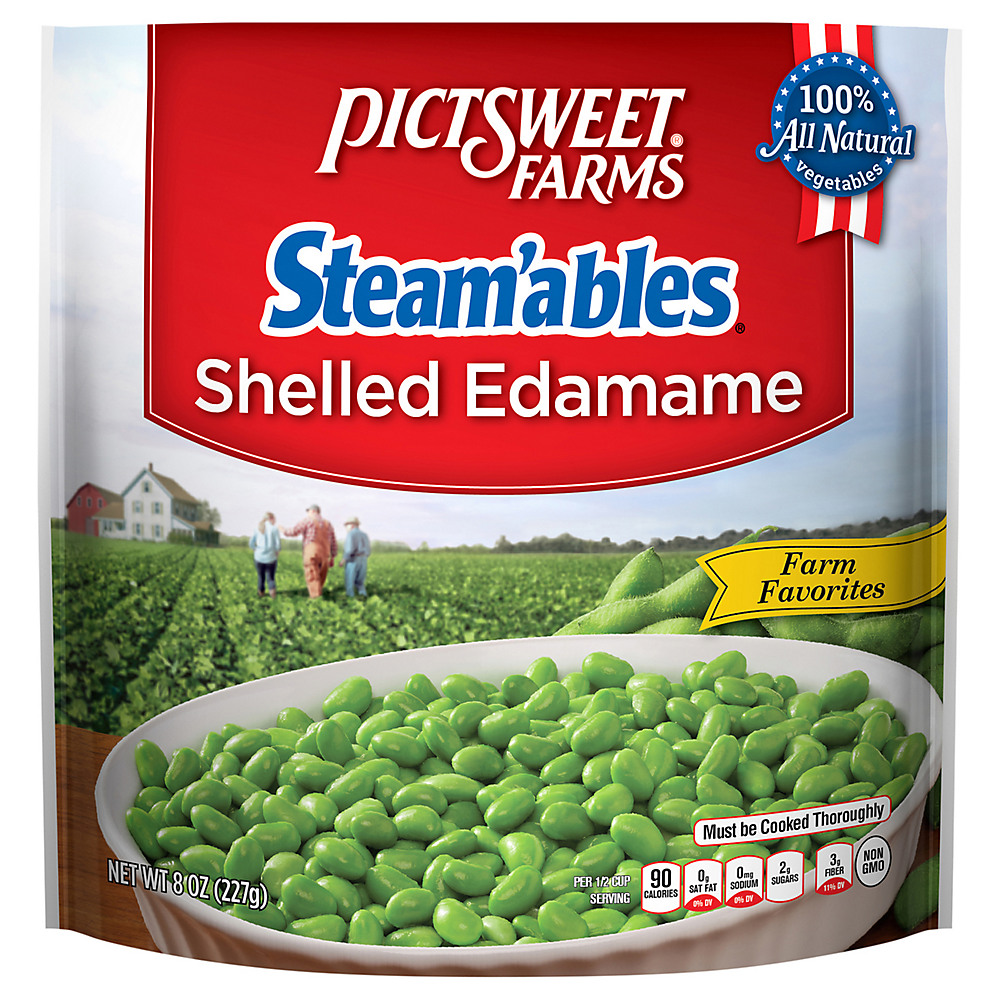 Calories in Pictsweet Steam'ables Shelled Edamame, 8 oz